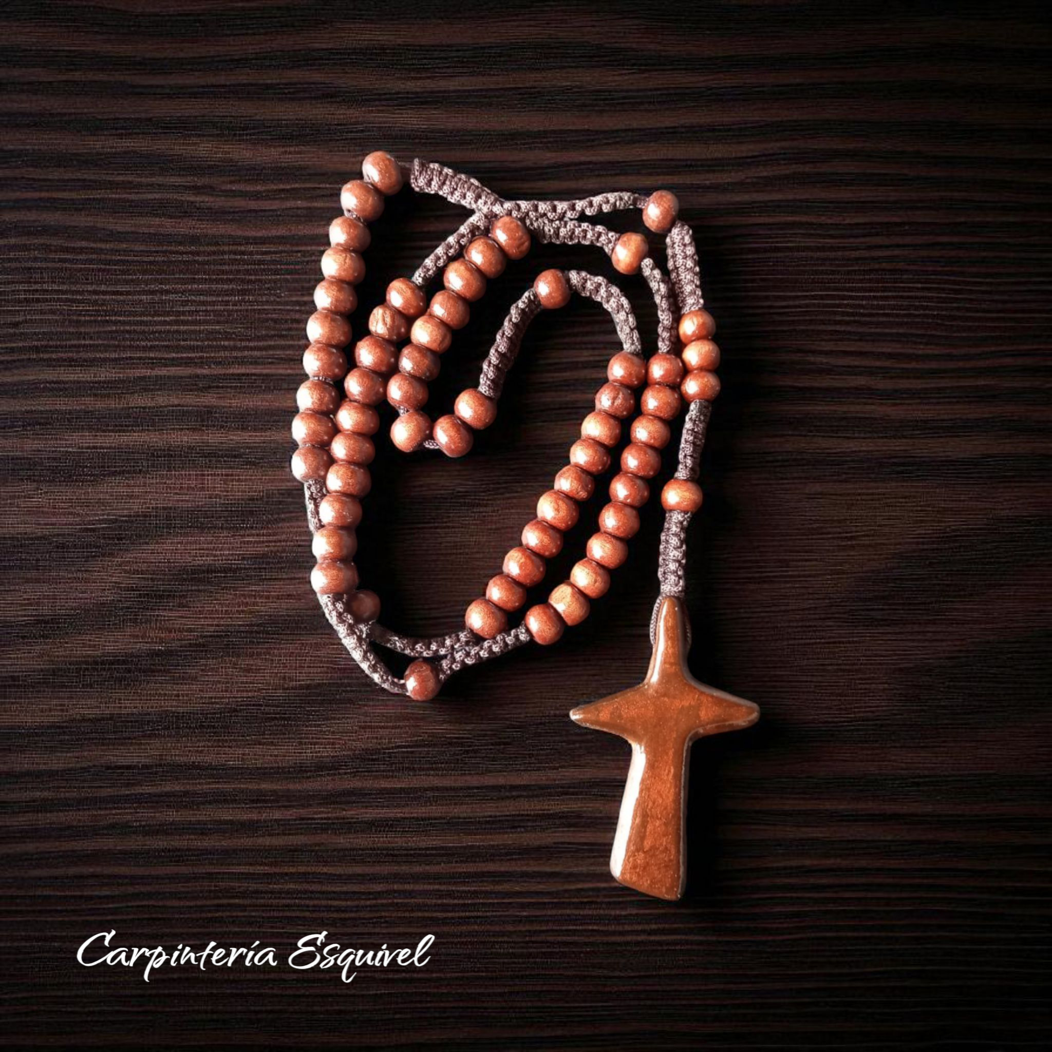 Rosario con cruz de pico