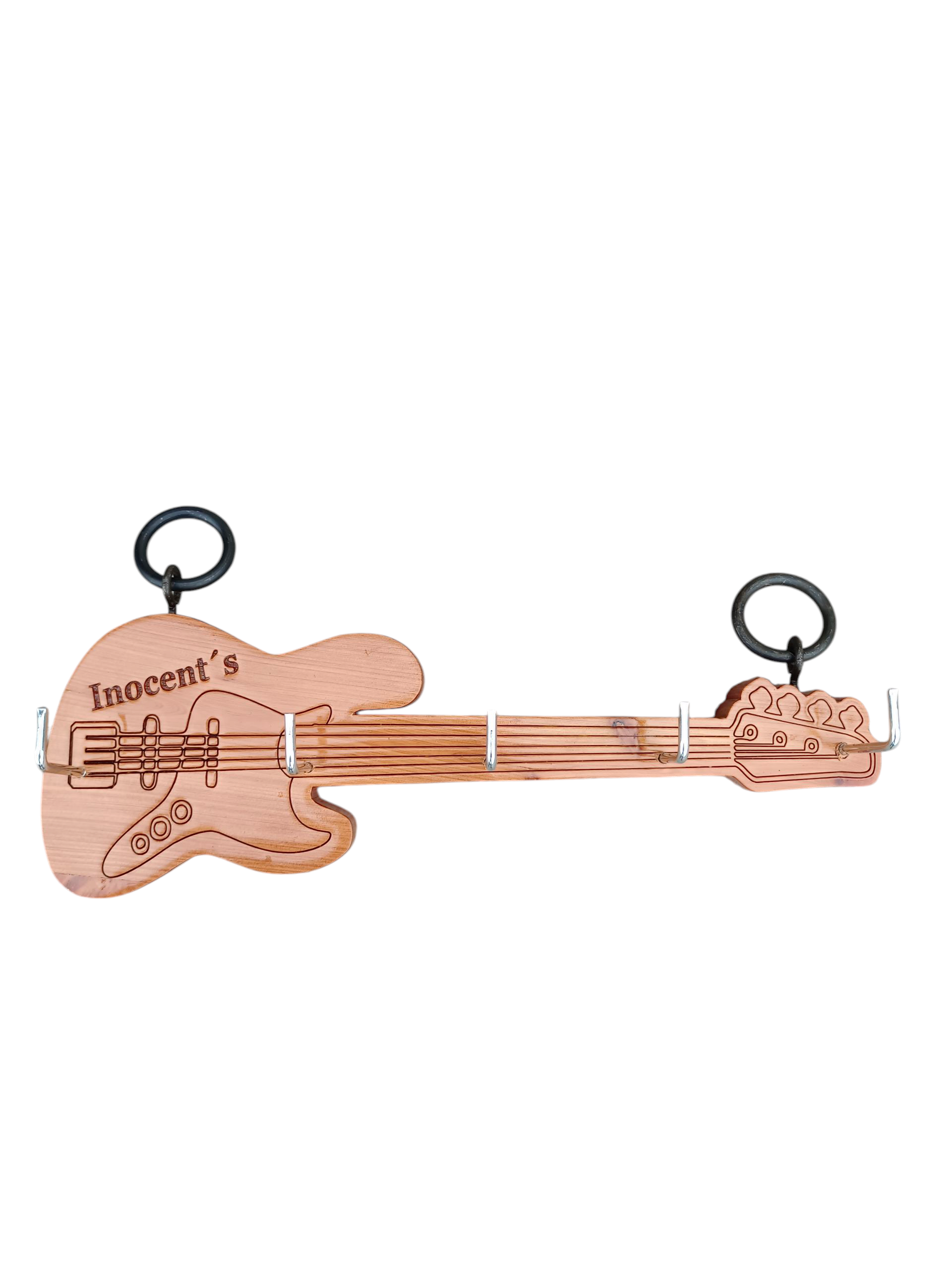 Guitarra para colgar llaves